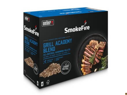 WEBER drevené prírodné pelety – Grill Academy Blend