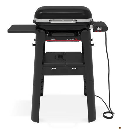 WEBER® Lumin Smart Compact Black Stand