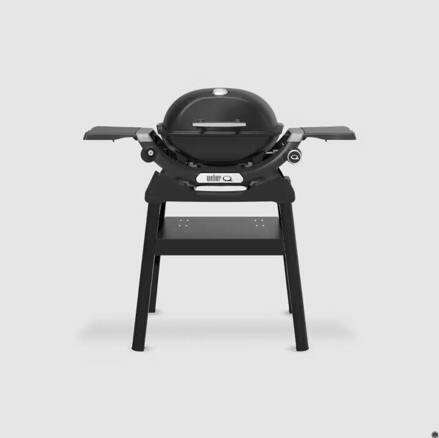 WEBER® Plynový gril Q 1200N s postrannými stolíkmi a kompaktným podstavcom