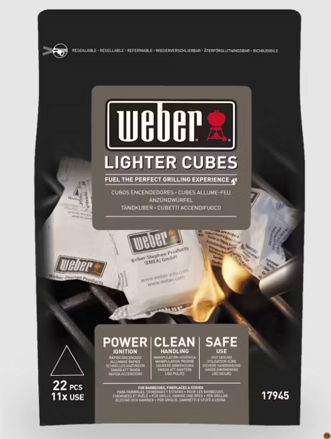 WEBER Podpaľovacie kocky
