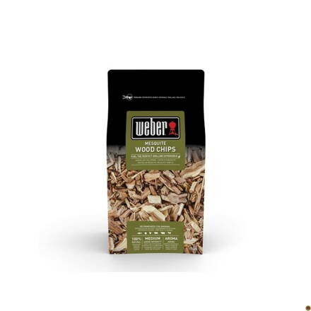 WEBER údiace lupienky, mesquite 700 gramov